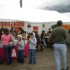 Visitantes de la feria